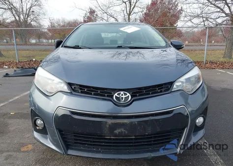 2016 Toyota Corolla S Plus из США, поврежденный, VIN 2T1BURHE3GC511316